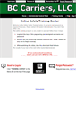 Mobile Screenshot of bccarriers.infinit-i.net